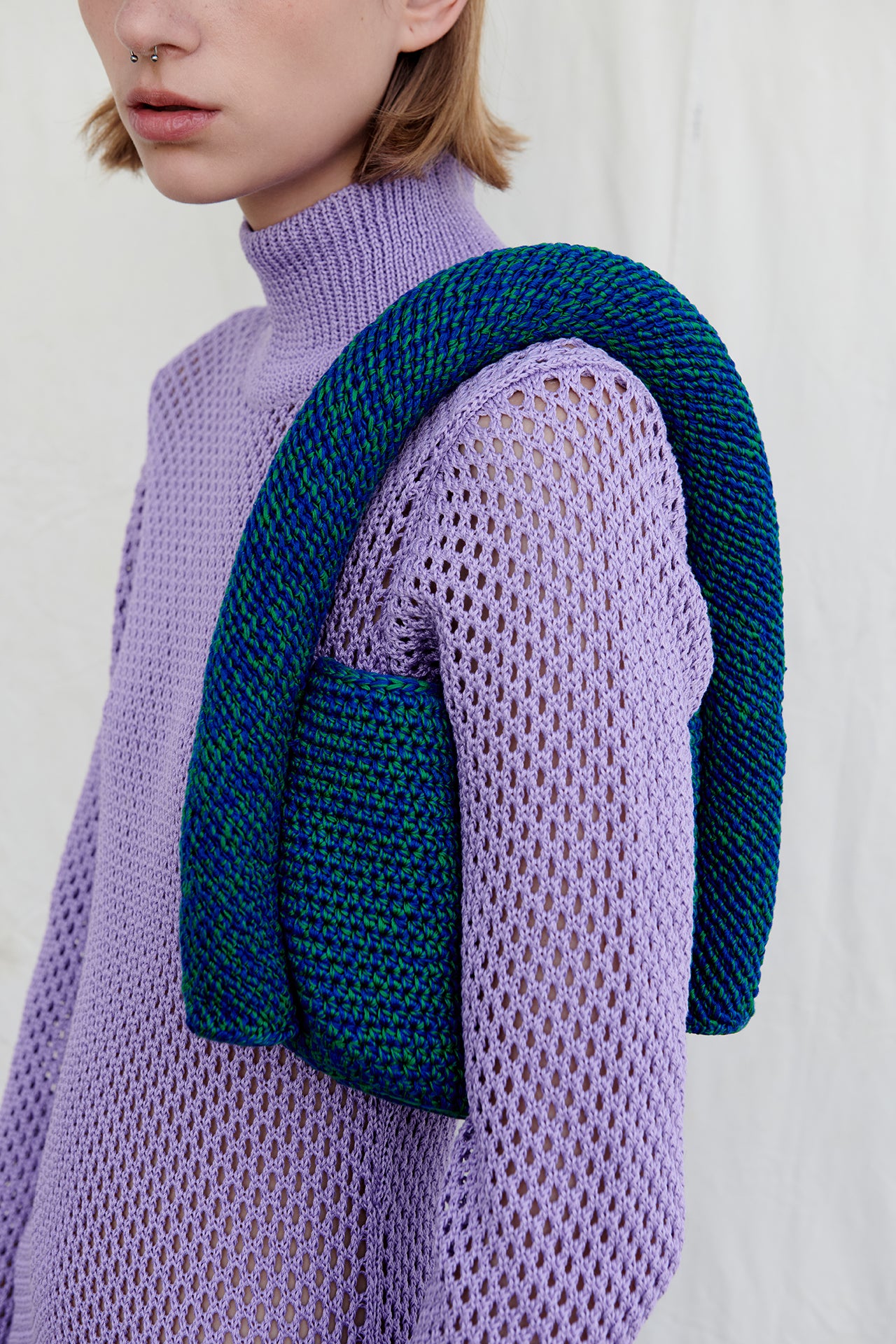 CAPSULE KNOT BAG BLUE