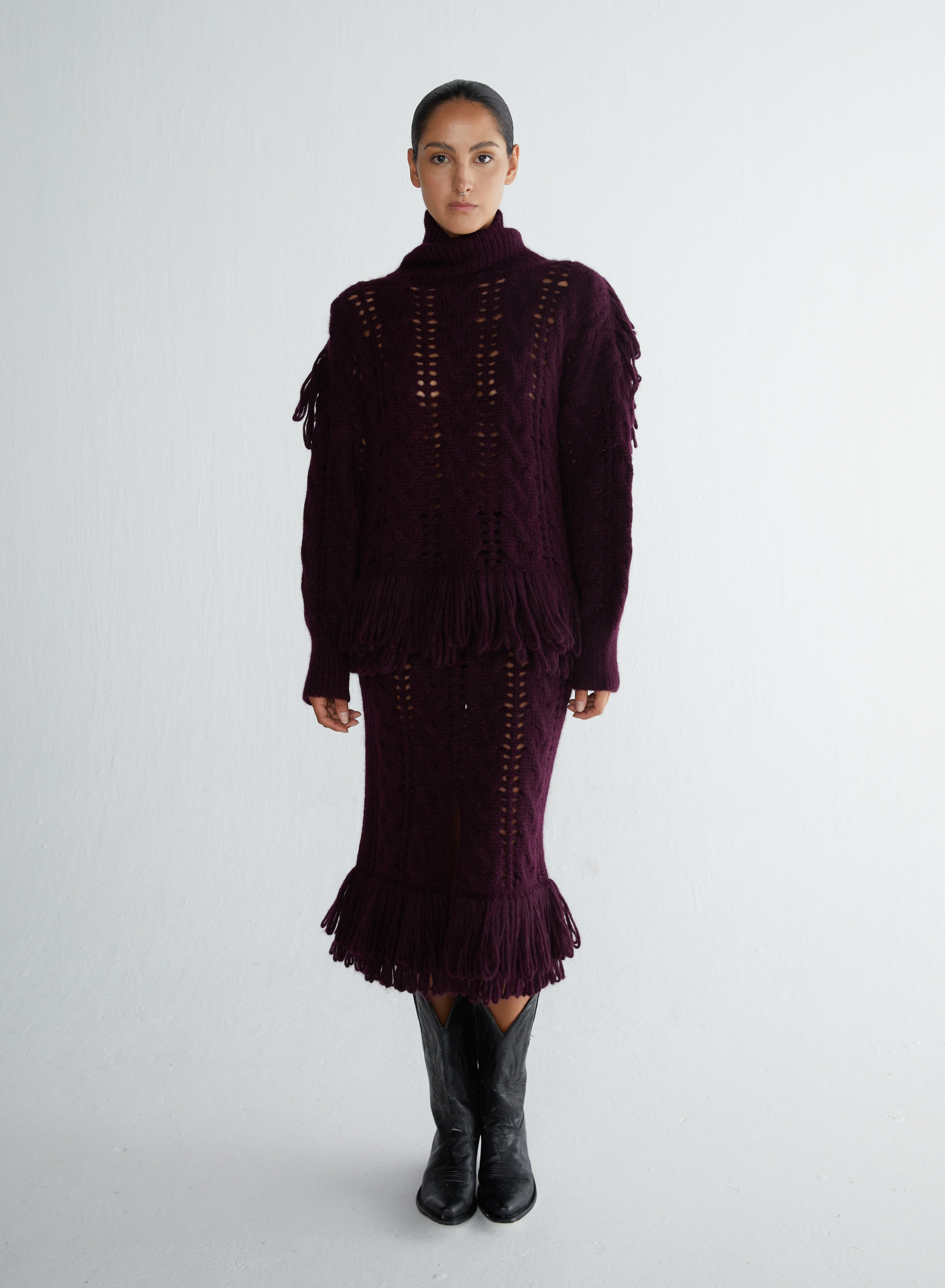 Maxi Pullover Burgundy