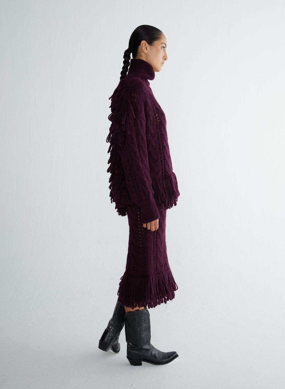 Maxi Pullover Burgundy
