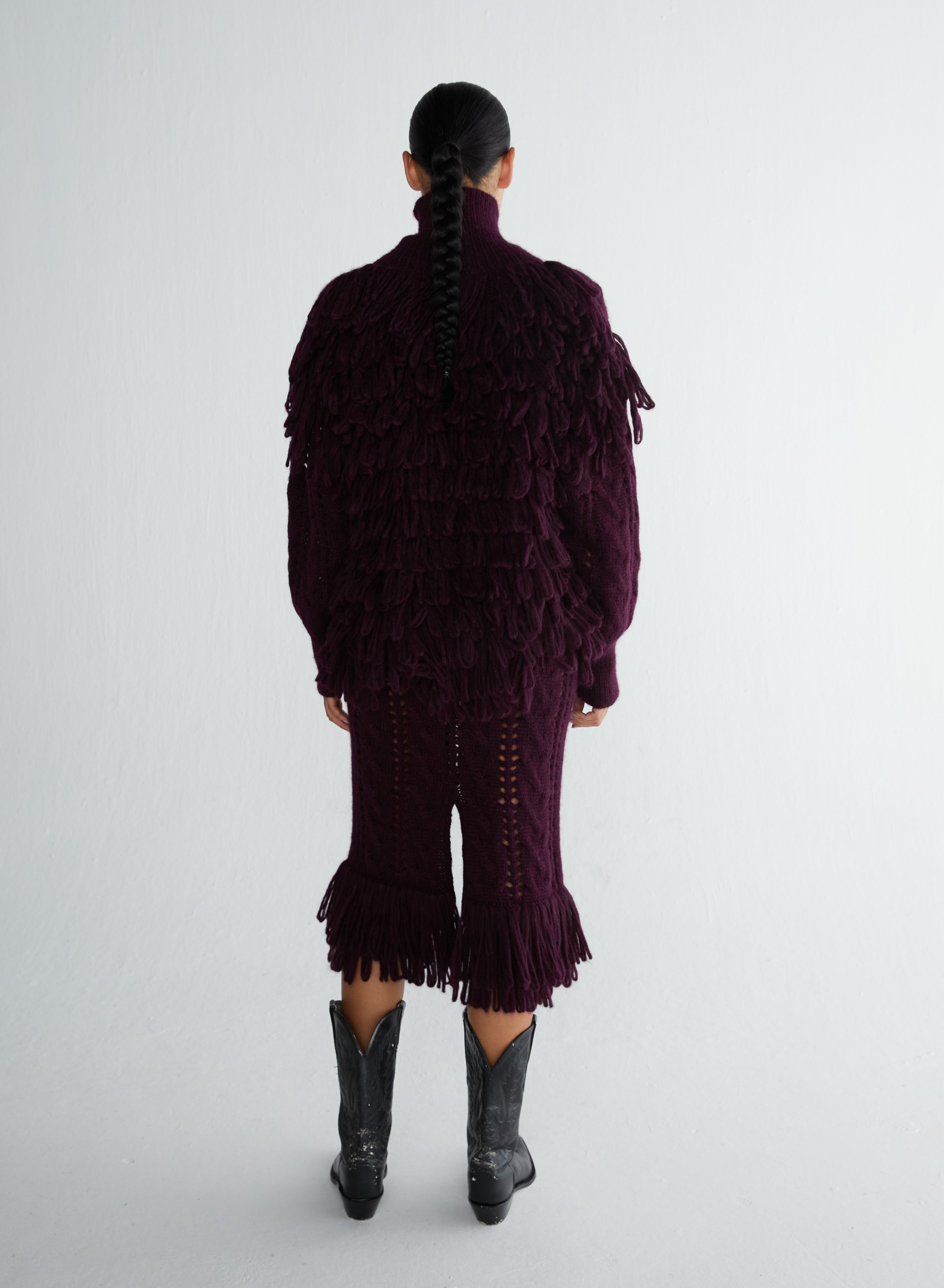 Maxi Pullover Burgundy