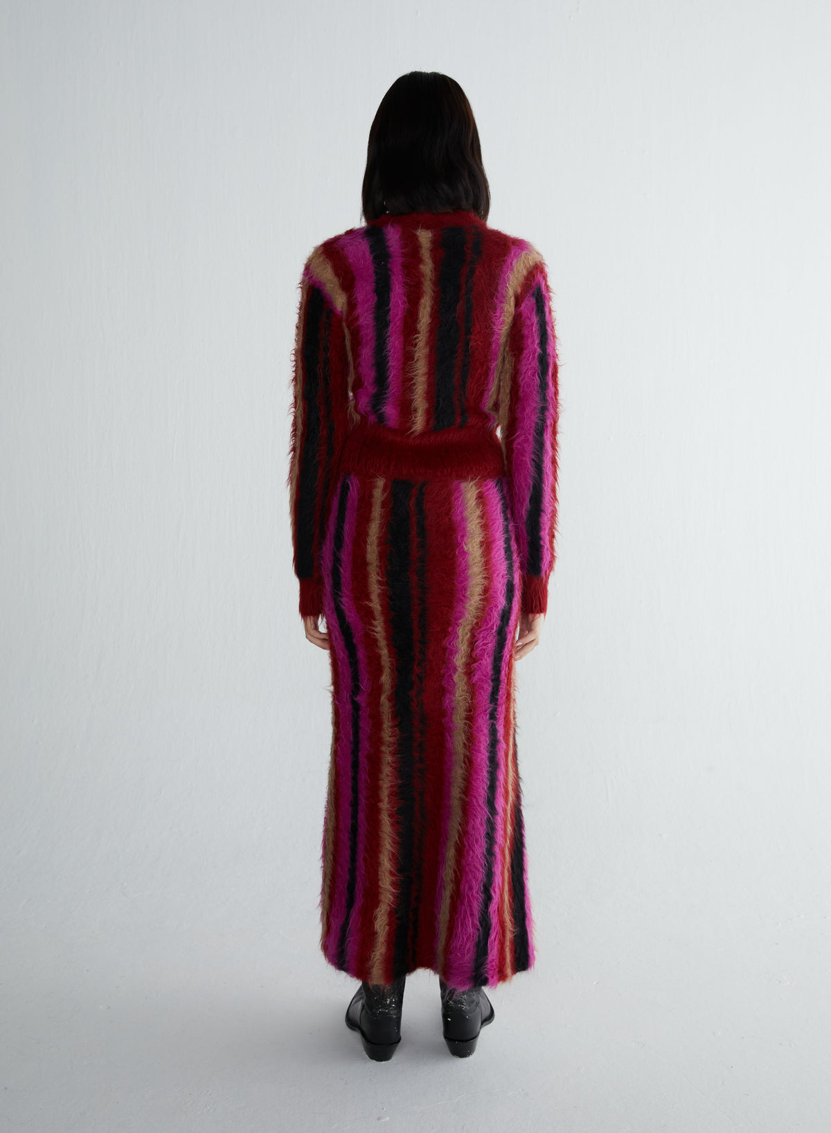 Gasha Cardigan Pomegranate