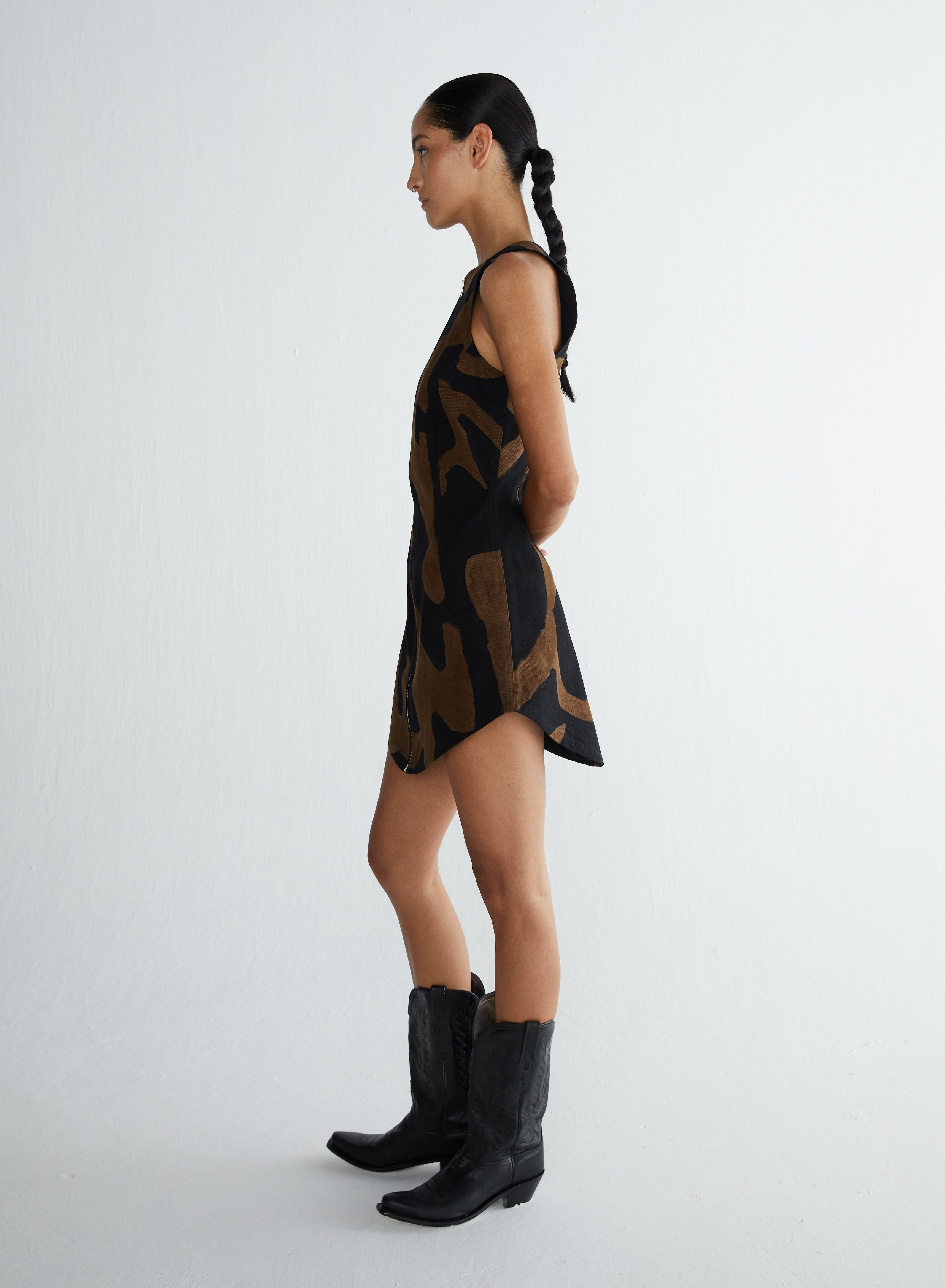 Toba Mini Dress Coffee