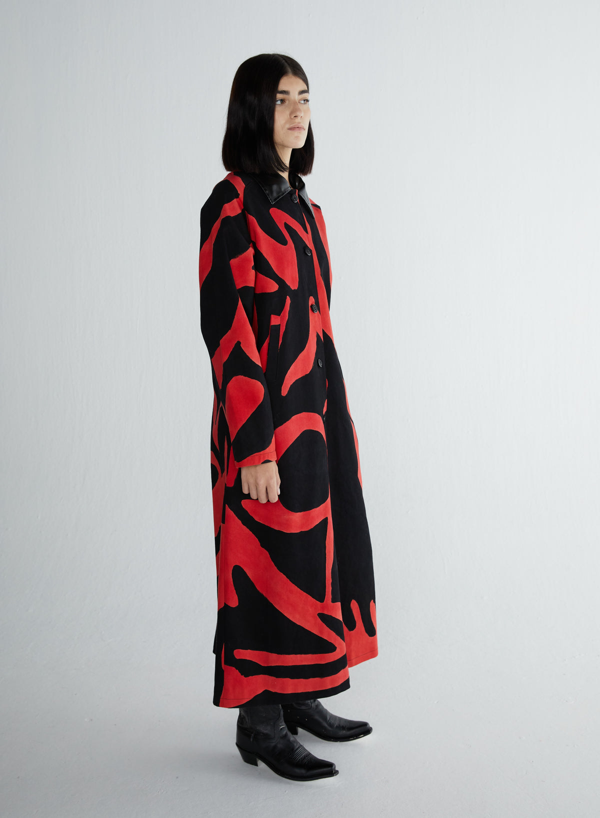 Long Mara Coat Red