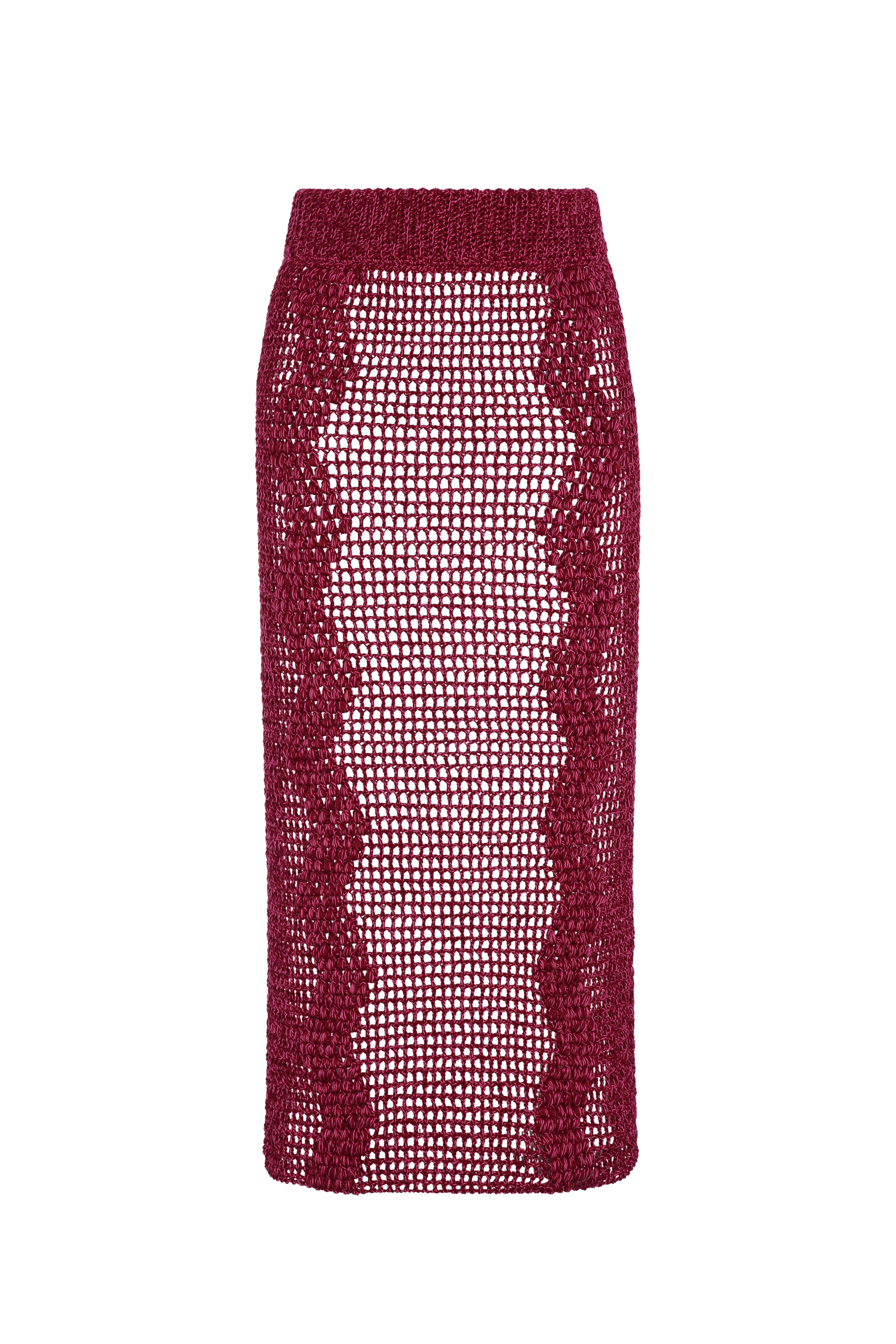 Zig Zag Midi Skirt