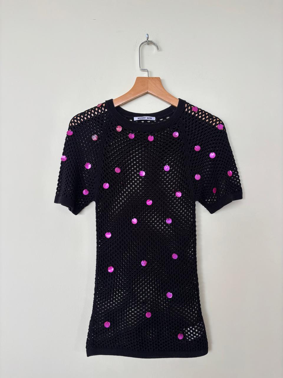 Net T-Shirt Black
